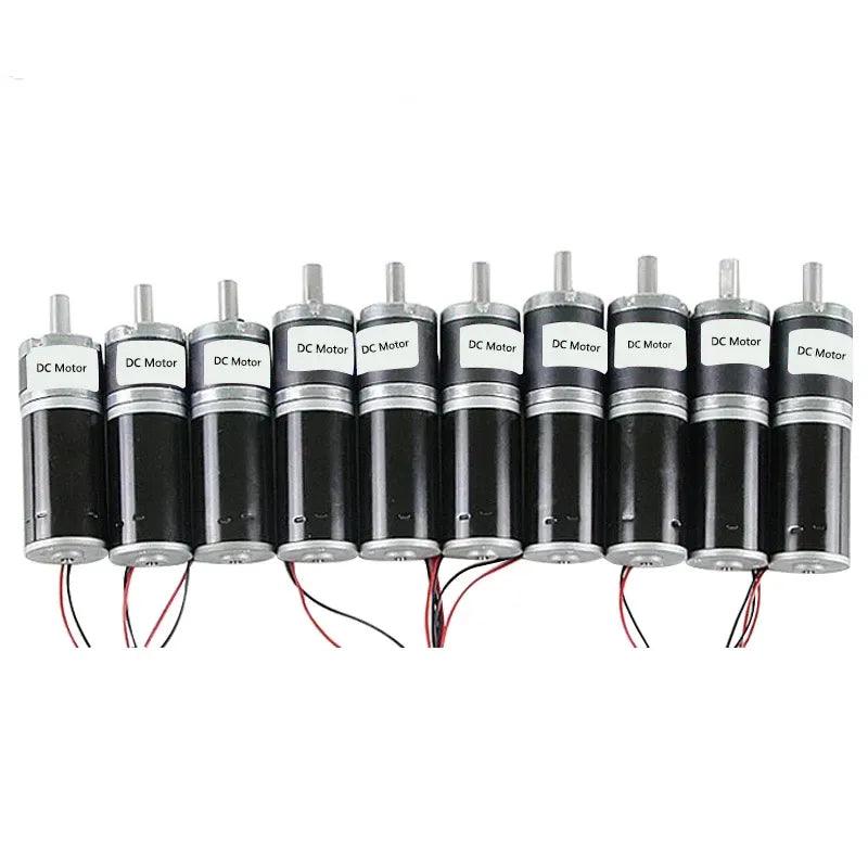 DC Planetary Gear Motor 24V 12V Low Speed Small Motor Diameter 32MM Adjustable Speed And Reversible Shaft Diameter 6MM Or 8MM