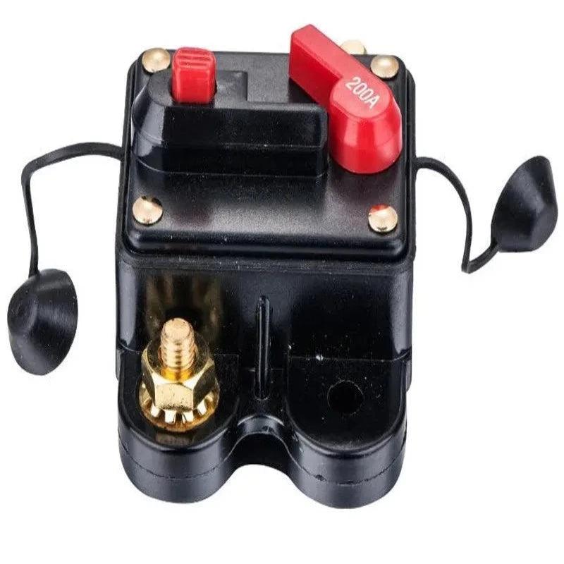 DC12-24V Car Circuit Breaker 60-300A Car Automatic Recovery Switching Car Bike Audio Inline Fuse Circuit Breaker Fuse Holder