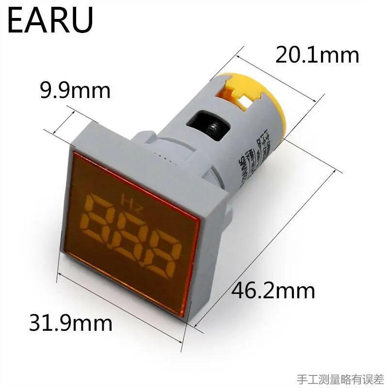 EARU- 22MM Digital Hertz Frequency Meters| Monitor 20-75HZ - electrical center b2c