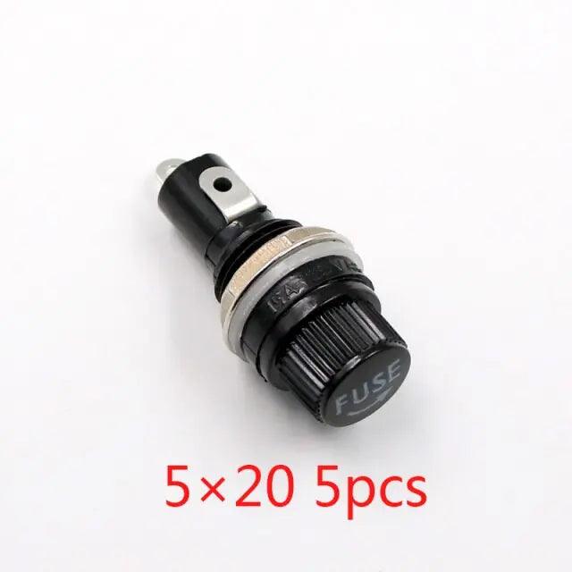 EARU-  5PCS/LOT 5*20mm 6*30mm Glass Fuse Holders - electrical center b2c
