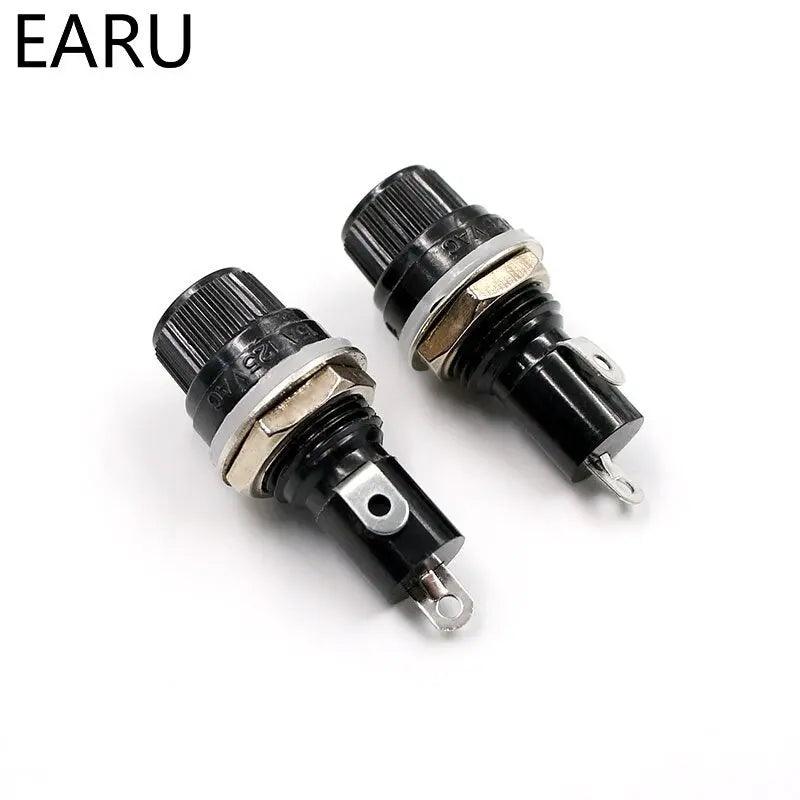EARU-  5PCS/LOT 5*20mm 6*30mm Glass Fuse Holders - electrical center b2c