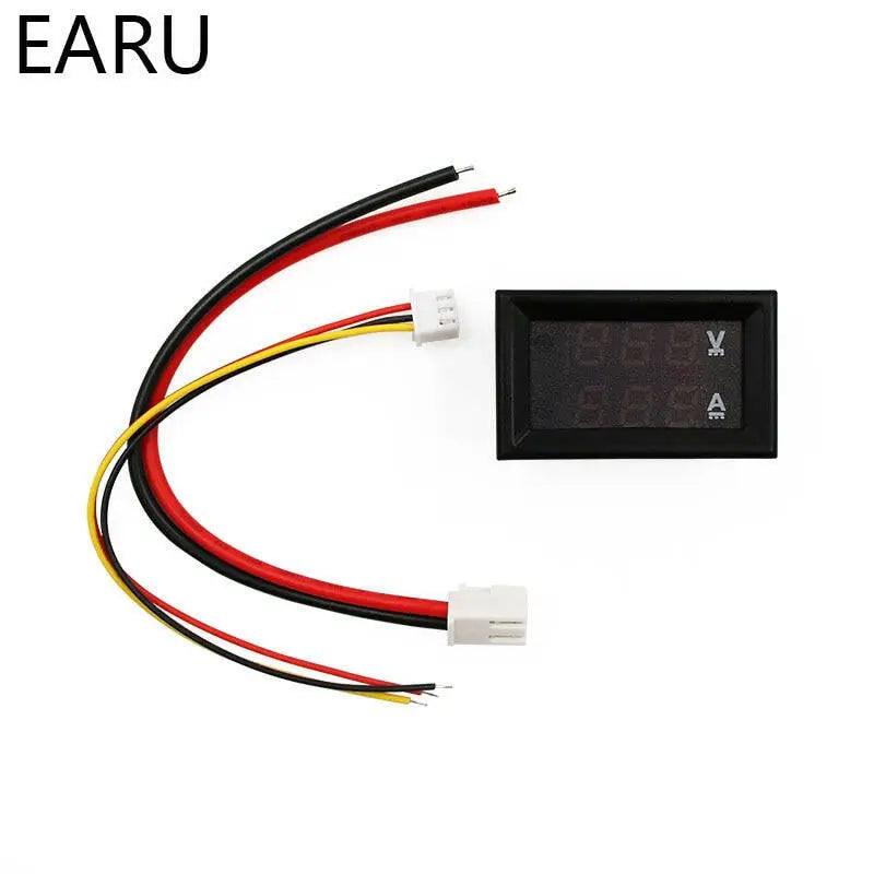 EARU-  DC100V 10A Voltage Current Meter Gauge Tester for Car - electrical center b2c