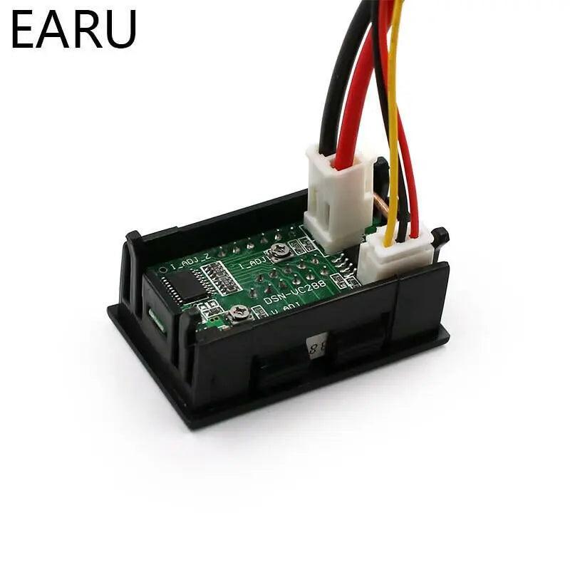 EARU-  DC100V 10A Voltage Current Meter Gauge Tester for Car - electrical center b2c