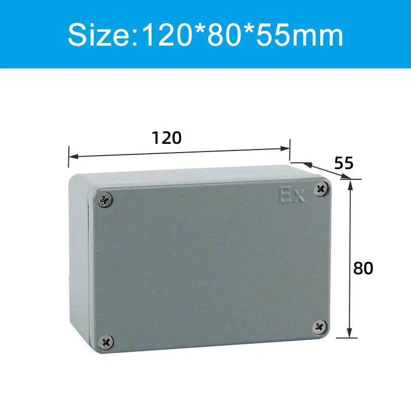 Explosion-proof Waterproof Aluminum Enclosure IP67 Project Instrument Boxes Outdoor Junction Box