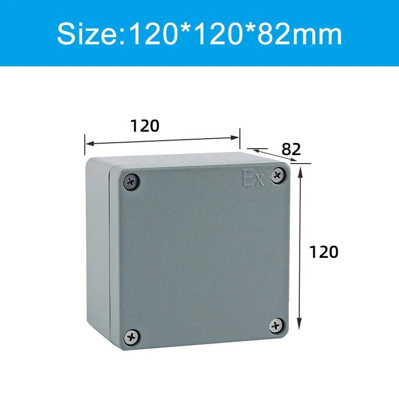 Explosion-proof Waterproof Aluminum Enclosure IP67 Project Instrument Boxes Outdoor Junction Box