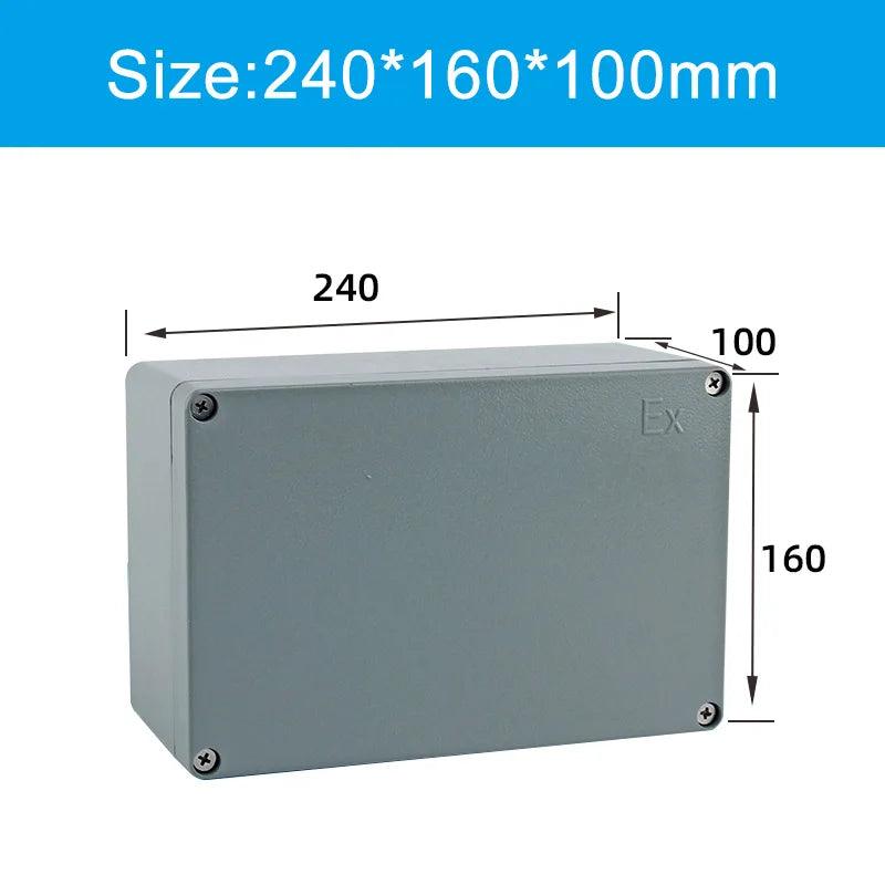 Explosion-proof Waterproof Aluminum Enclosure IP67 Project Instrument Boxes Outdoor Junction Box
