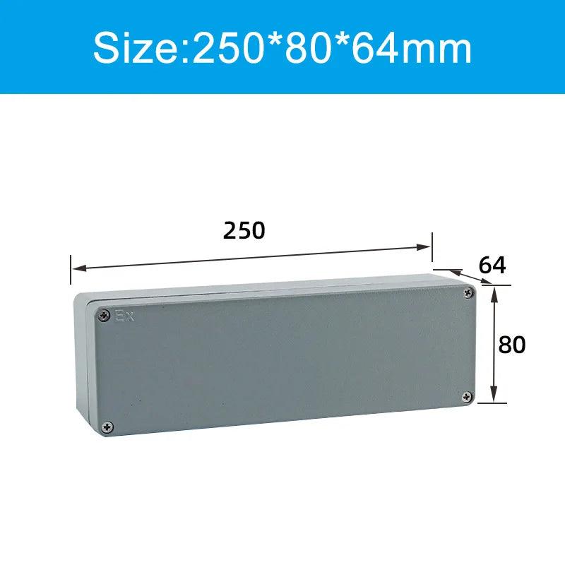 Explosion-proof Waterproof Aluminum Enclosure IP67 Project Instrument Boxes Outdoor Junction Box