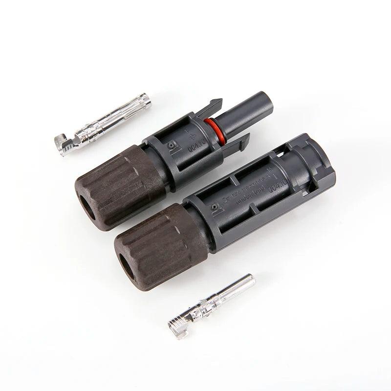 Free shipping IP68 1500V Solar QC4 Conenctor PPO Housing Material solar connector PV Connector for 2.5/4/6mm2 Solar Cable