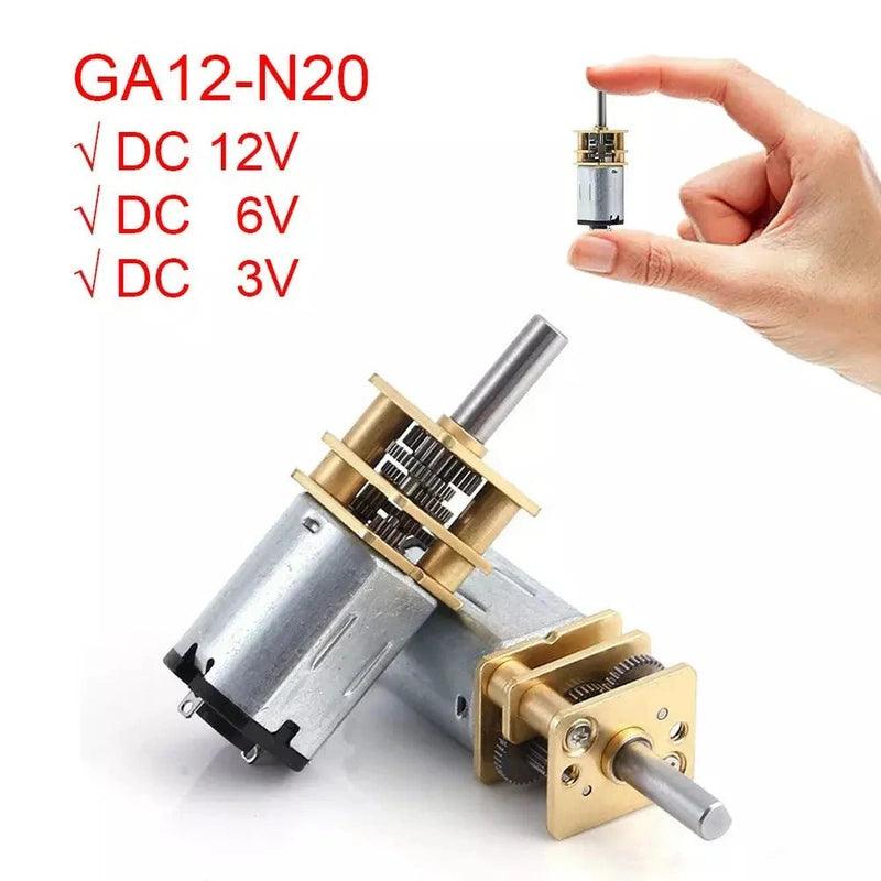 Hailege 2 stuks N20 (6 V 15 rpm) transmissiemotor GA12-N20 DC 3 V / 6 V Hailege 2 stuks N20 (6 V 15 rpm) transmissiemotor GA12-N20 DC 3 V / 6 V
