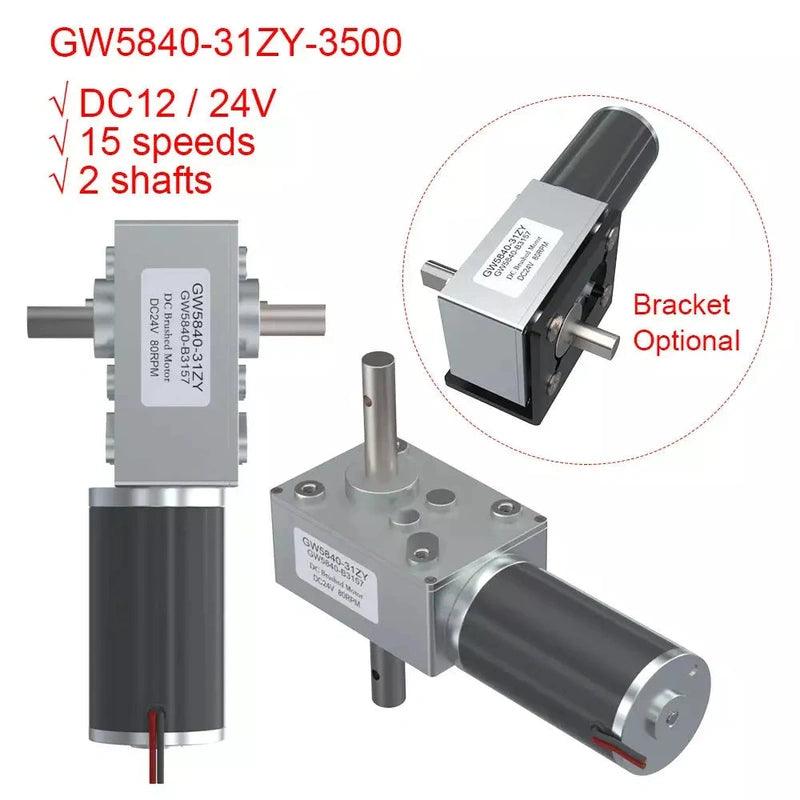 Gear motor met hoog koppel 5840-31ZY dubbelas Gear motor met hoog koppel 5840-31ZY dubbelas