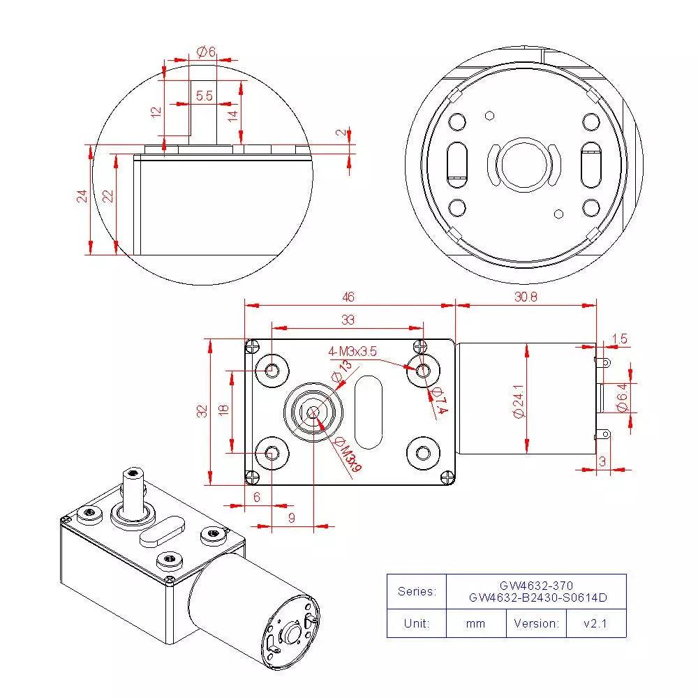 dc motor reducer