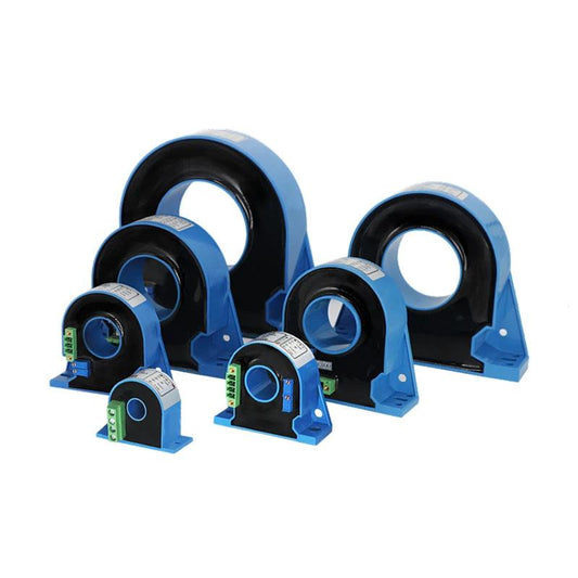 Hall Effect Current Sensor 600A Closed Loop Split Core AC Current Transmitter 4-20mA AC CT Hall Current Transducer 35mm aperture|DC24V powered,closed loop current transducer