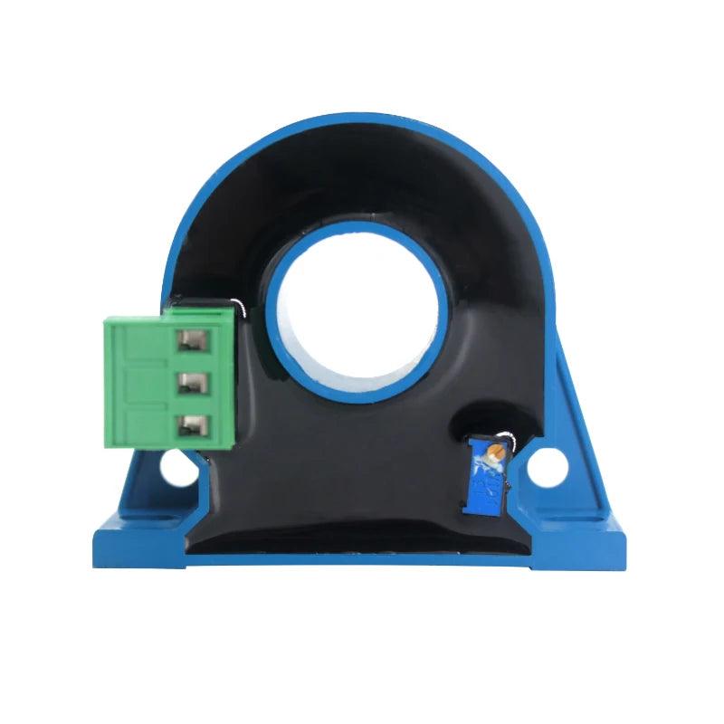 Hall Effect Current Sensor 600A Closed Loop Split Core AC Current Transmitter 4-20mA AC CT Hall Current Transducer 35mm aperture|DC24V powered