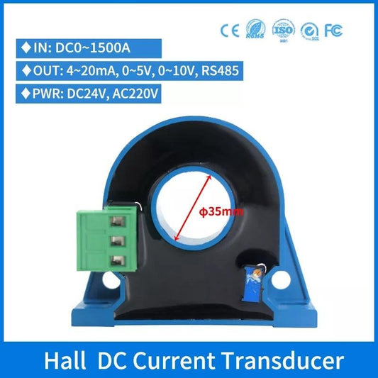 Factory Price Hall Effect Current Sensor DC CT 800A 2-wire Closed Loop Split Core 4-20ma DC Current Transducer,closed loop current transducer