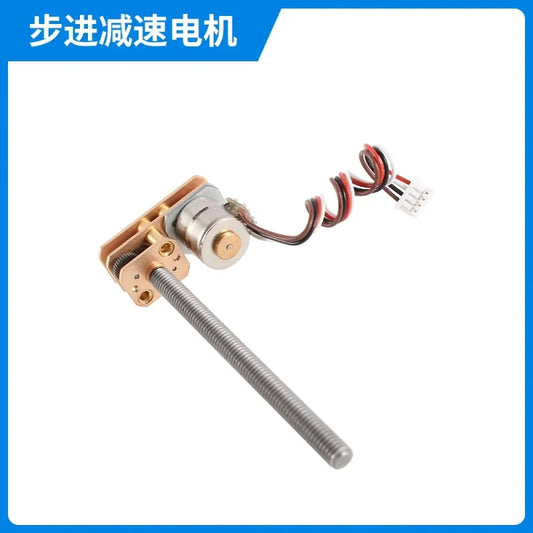 stepper motor, 5v stepper motor, dc stepper motor, gear stepper motor, chihai motor, chf-gm1024-10by, 10by stepper motor, linear stepper motor, m4 threaded shaft motor, 2 phase 4 wire stepper, high torque stepper, slow speed stepper motor, stepper motor with driver, reciprocating motor, robotics stepper motor, diy stepper motor, mini stepper motor, gear reduction motor, 55mm shaft motor, automation stepper motor