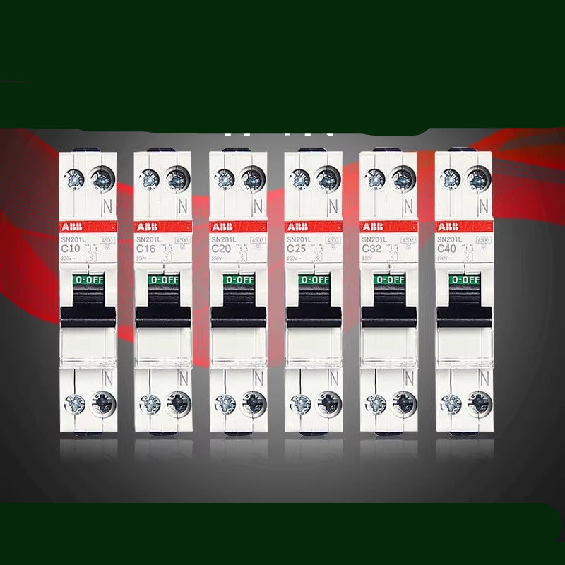 قاطع الدائرة المصغر ABB SN201L Series 1P+N (MCB)