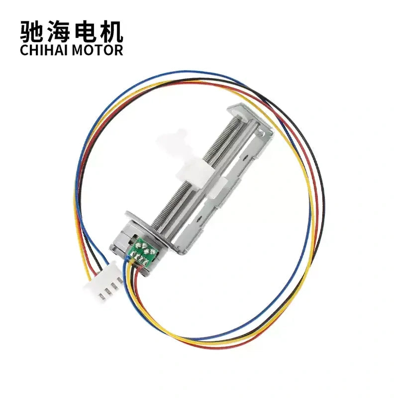 linear stepper motor, SM1530 motor, 1530 motor, linear actuator, 6V stepper motor, 2-phase 4-wire stepper motor, permanent magnet stepper motor, 30mm stroke motor, M3 lead screw motor, reciprocating motor, micro linear motor, slider stepper motor, bipolar stepper motor, stepper motor with driver, PLC control stepper motor, 3D printer stepper motor, engraver motor, compact linear motor, ChiHai motor