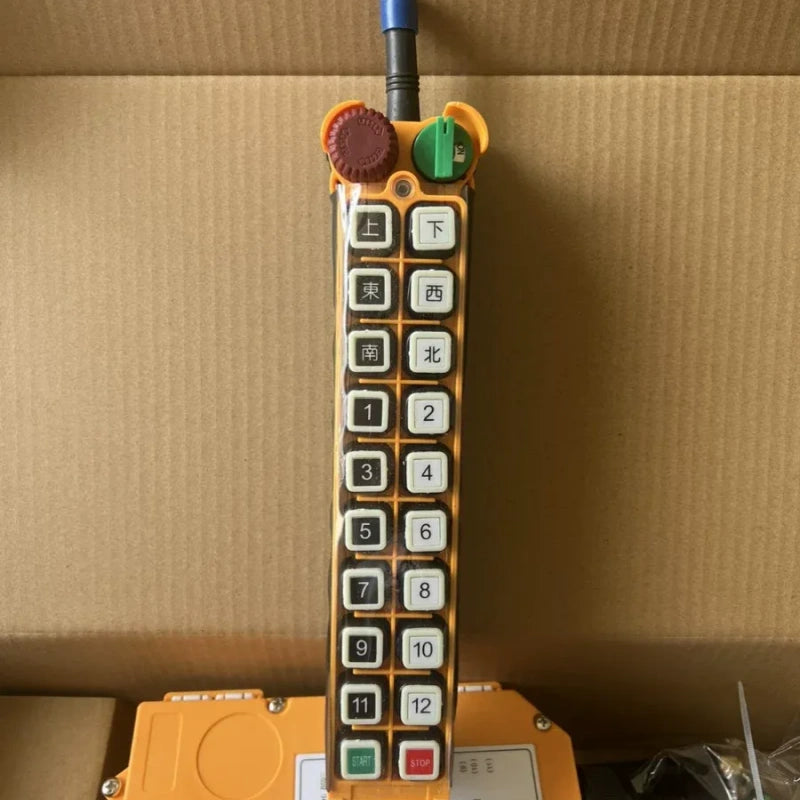 F24-16S 16-Button Industrial Wireless Crane Remote Control for Hydraulic Cylinder Hoist