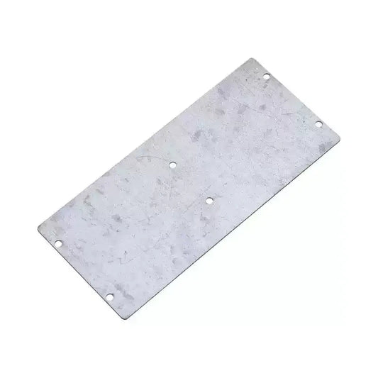 steel back plate,galvanized base plate,die cast aluminum enclosure accessory,enclosure mounting plate,1mm steel panel,custom hole punching,junction box inner base plate,industrial electrical enclosure parts,iron mounting backplate