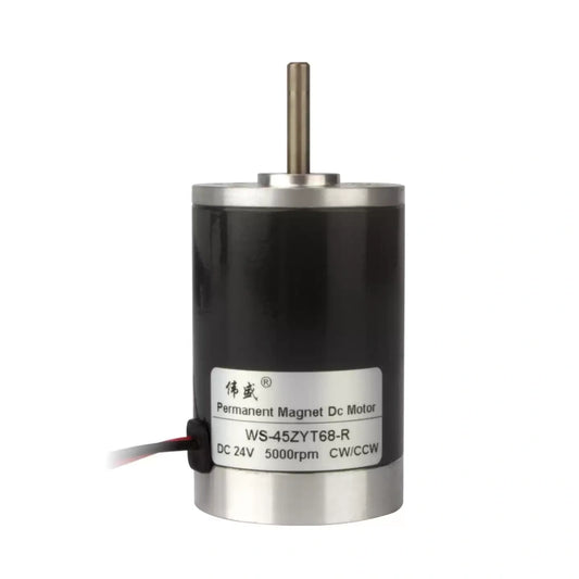 45ZY DC motor,WS‑45ZYT89‑R motor,12V 24V dc motor,high speed reversible motor,45mm speed adjustable motor,magnetic encoder motor,IP44 dc motor,quiet ball bearing motor,belt sander motor,grinder motor,polishing machine motor,mini industrial motor,16W dc motor