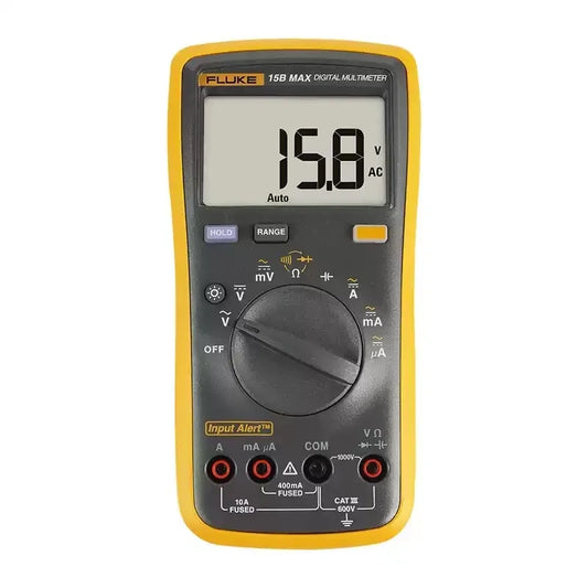 Fluke Multimeter, 101 106 107 15B+ 17B+ 18B+ 12E+ 15MAX 17MAX 115C 116C 117C 175C 177C 179C - True RMS Electrical Tester, AC DC Voltmeter Ammeter Ohmmeter for Industrial, HVAC, and Home Use