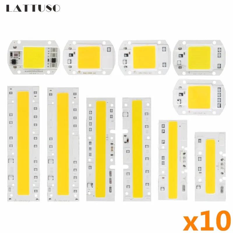 LATTUSO- 10pcs/lot COB Chip| 10W-50W Cold/Warm light optional - electrical center b2c