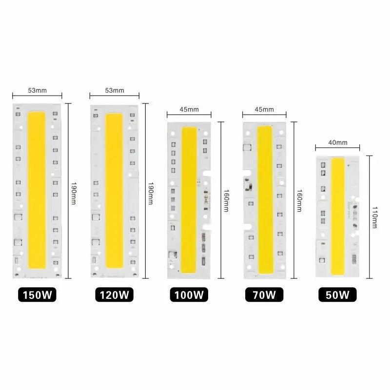 LATTUSO- 10pcs/lot COB Chip| 10W-50W Cold/Warm light optional - electrical center b2c