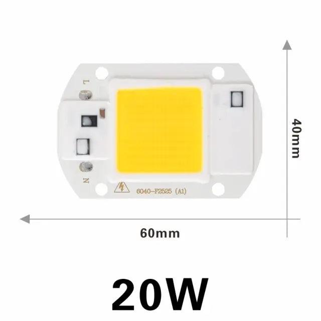 LATTUSO- 10pcs/lot COB Chip| 10W-50W Cold/Warm light optional - electrical center b2c