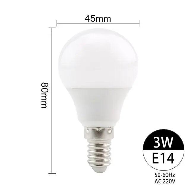 LATTUSO- 2Pcs/Lot LED Bulb E14 E27 /3W -20W optional - electrical center b2c