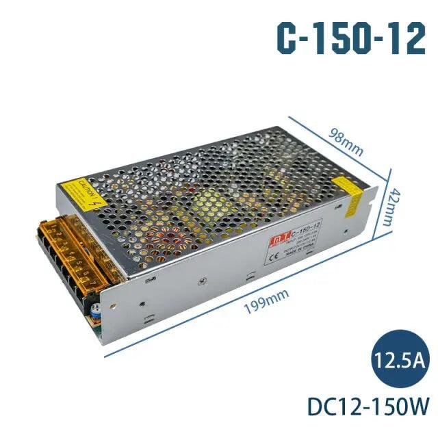 LATTUSO- Transformers 220V To 12V / Led Strip Power Adapter 1A-30A optional - electrical center b2c