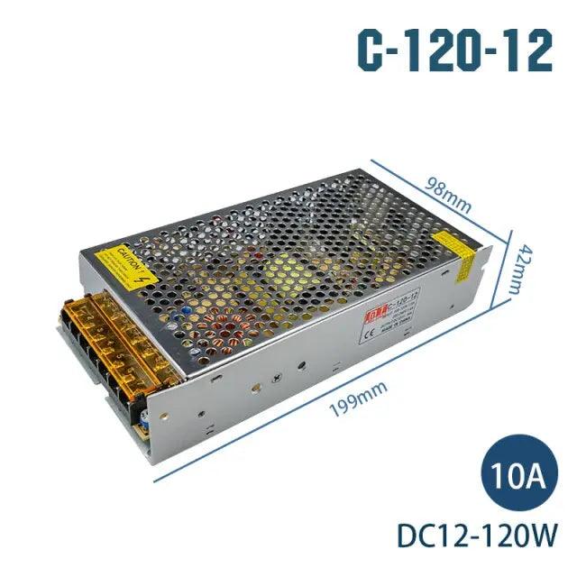 LATTUSO- Transformers 220V To 12V / Led Strip Power Adapter 1A-30A optional - electrical center b2c
