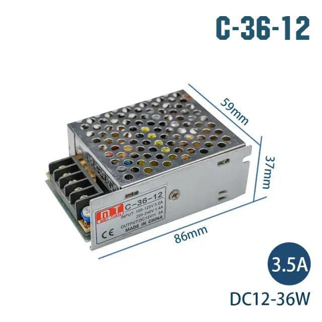 LATTUSO- Transformers 220V To 12V / Led Strip Power Adapter 1A-30A optional - electrical center b2c