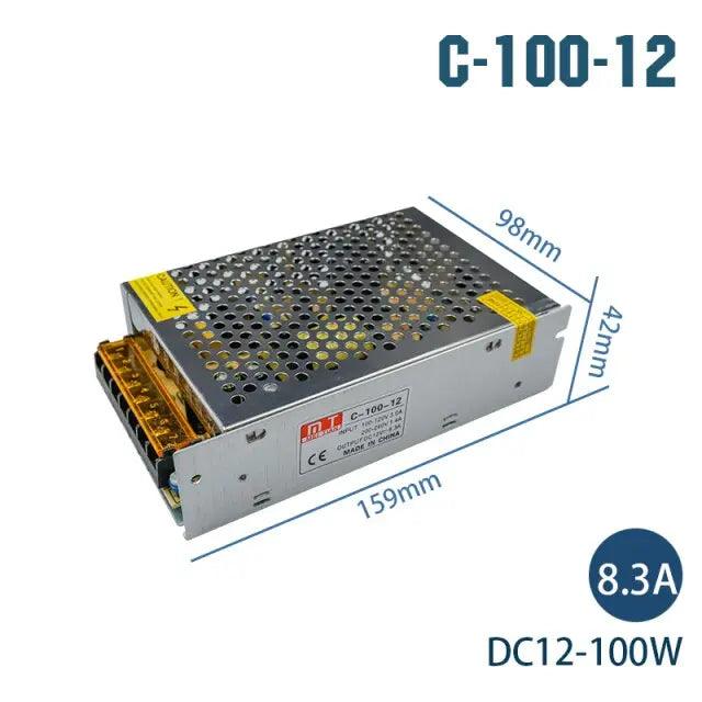 LATTUSO- Transformers 220V To 12V / Led Strip Power Adapter 1A-30A optional - electrical center b2c