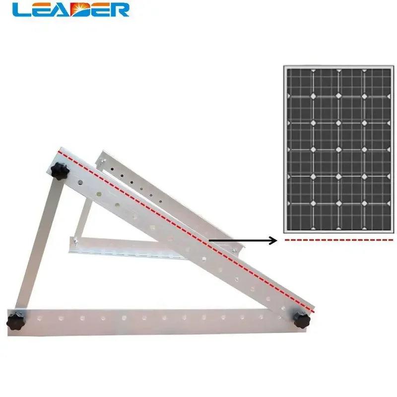 LEADER SOLAR 556/712/1040 for 100W To 300W Solar Panel Adjustable Triangle Aluminum Solar Panel Roof Mounting Bracket