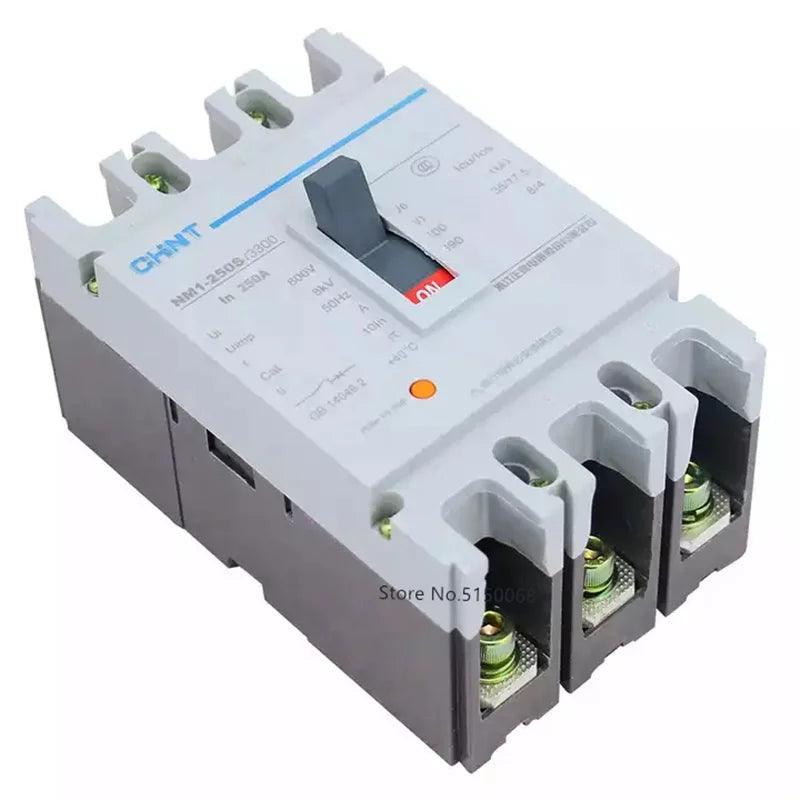 CHINT MCCB Molded Case Circuit Breaker NM1 EZC100 NSX100 NSX100N EZC100F EZC100H 10A-630A 3P 4P 125A 160A 200A 250A 350A 630A