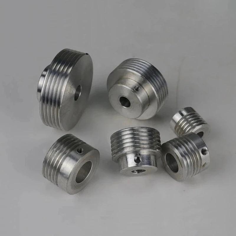NEW Multi-groove Wedge Belt Pulley PJ Micro Table Saw Drill Lathe Bead Machine Motor Spindle Tailstock Thimble Tool Post