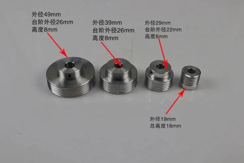 NEW Multi-groove Wedge Belt Pulley PJ Micro Table Saw Drill Lathe Bead Machine Motor Spindle Tailstock Thimble Tool Post