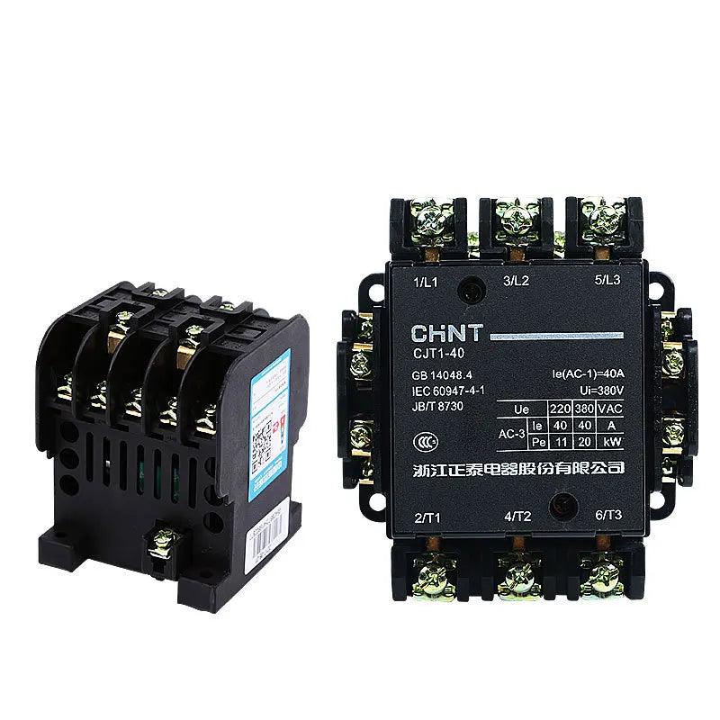 Original CHINT CJT1-10 CJT1-20 CJT1-40 CJT1-60 CJT1-100 CJT1-150 Amp AC220V 380V Contactor AC Contactor CJX2 NXC LC1,chint cjt1-20
