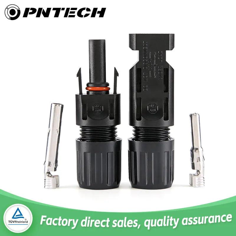 PV004 TÜV Genehmigt Free shipping IP68 DC Solar Connector 1000V30A Panel Stecker Connectors Kit for Cable 2.5/4/6mm2