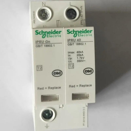 Schneider-  Pluggable Surge Protector iPRU| TYPE II/ 1P+N 10KA-120KA optional - electrical center b2c