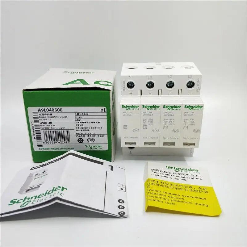 Schneider- TYPE II Pluggable Surge Protector iPRU| 3P+N 10KA-120KA optional - electrical center b2c