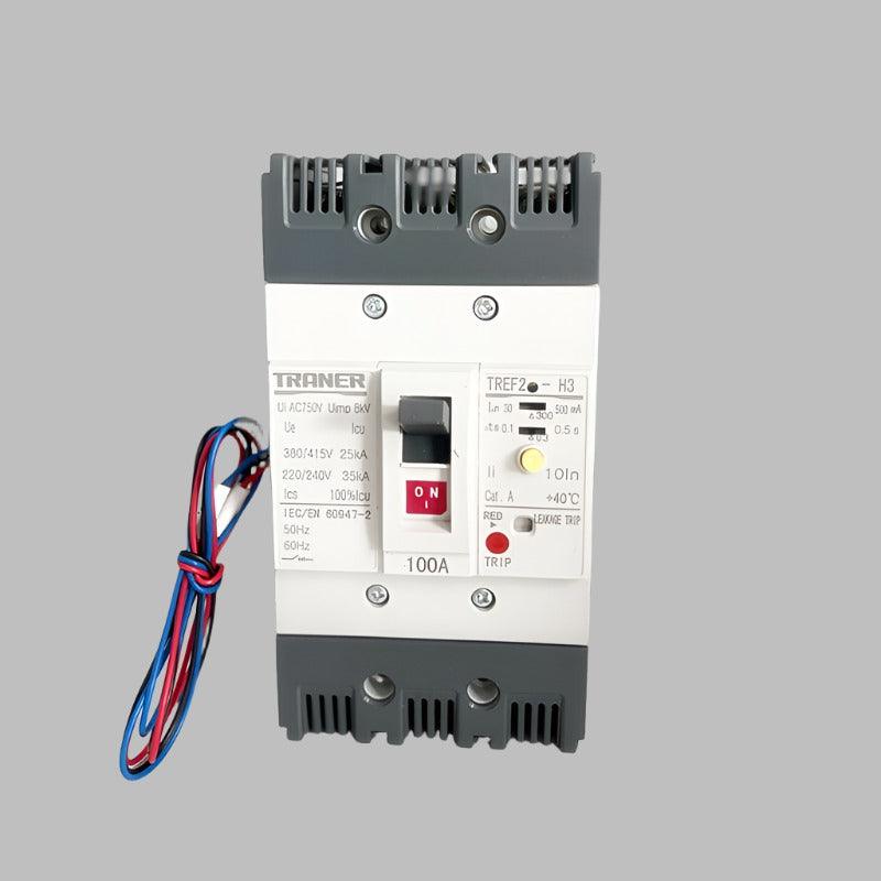 Shunt Trip Breakers, TREF2-125 Earth Leakage Circuit Breaker ELCB 125F/3P 15A-125A.shunt trip breaker,shunt trip circuit breaker