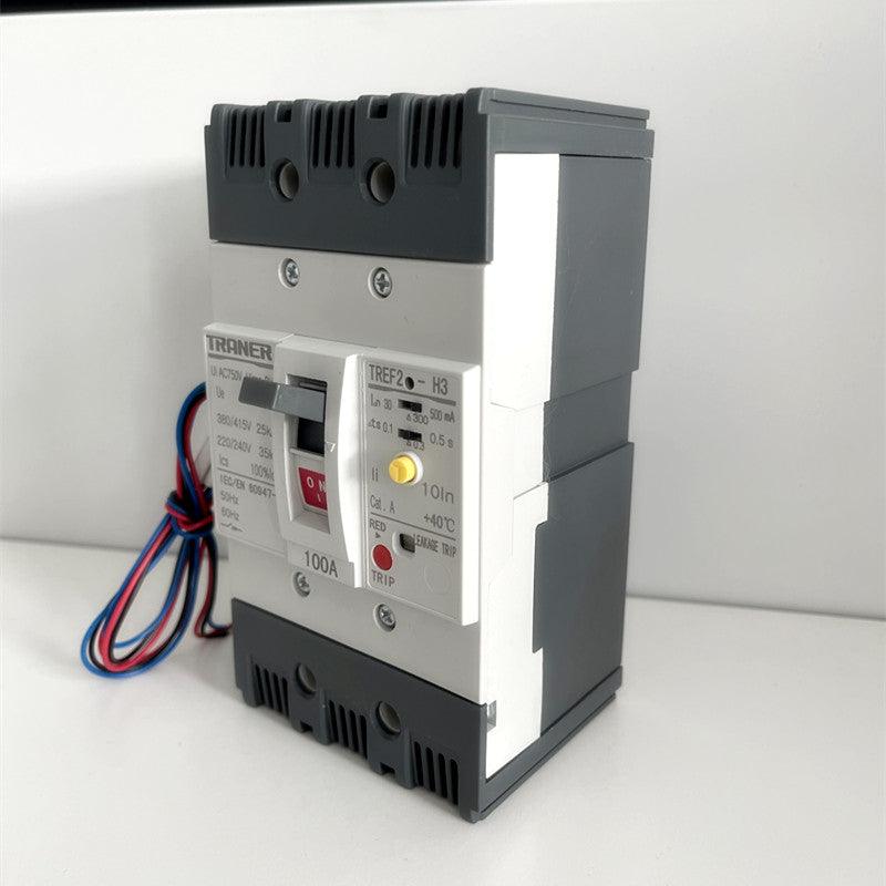 Shunt Trip Breakers, TREF2-125 Earth Leakage Circuit Breaker ELCB 125F/3P 15A-125A.shunt trip breaker,shunt trip circuit breaker