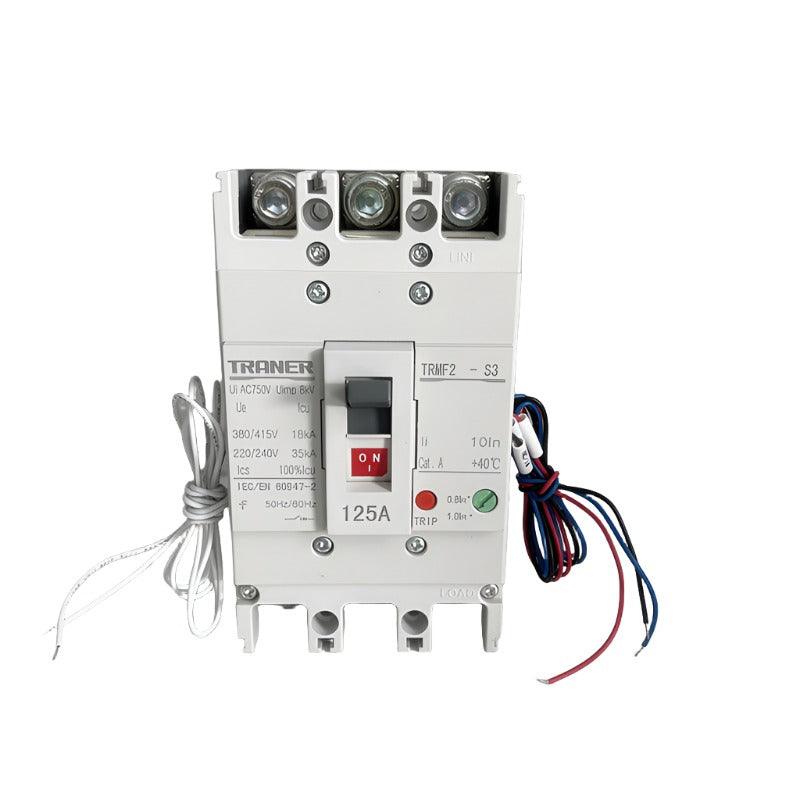Shunt Trip Breakers, TRMF2-125T MCCB 125Frame/3P 15A up to 125.shunt trip breaker,shunt trip circuit breaker