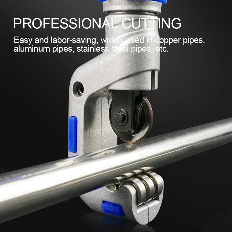 Stainless Steel Roller Type Tube Cutter 3-70mm Metal Scissor Bearing Pipe Cutter Copper Tube Plumbing Cutting Refrigeration Tool