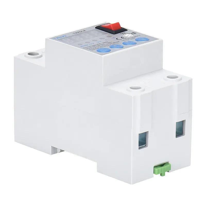 TAIXI- Adjustable1~63A Auto-Recovery Over/Under Voltage Protector - electrical center b2c