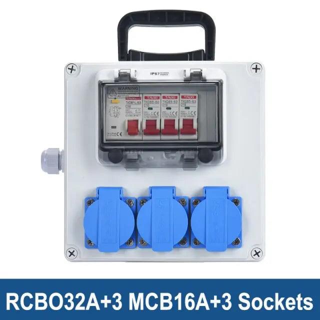 TAIXI- Outdoor IP54 Mobile Portable Industrial Socket Box - electrical center b2c