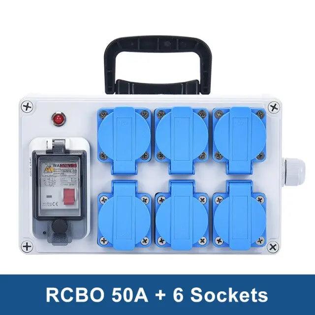 TAIXI- Outdoor IP54 Mobile Portable Industrial Socket Box - electrical center b2c