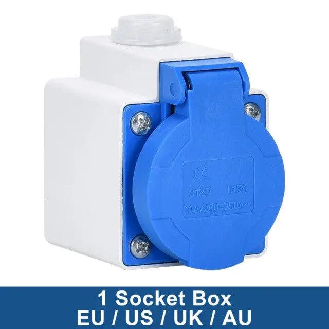 TAIXI- Outdoor IP54 Mobile Portable Industrial Socket Box - electrical center b2c