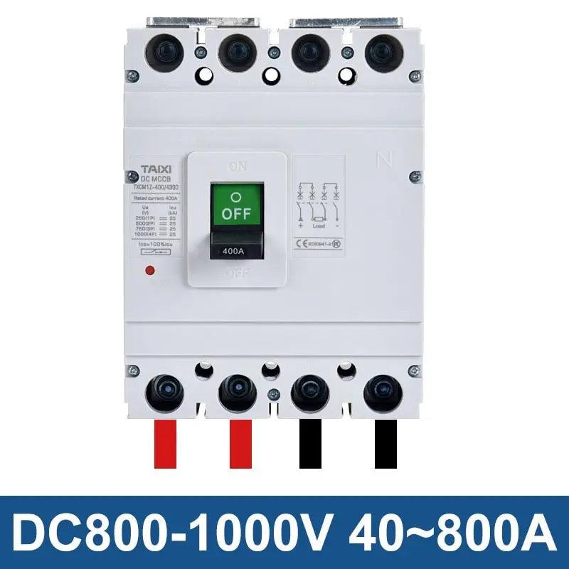 TAIXI- Solar MCCB 500V 1000V 1500V DC Photovoltaic Circuit Breaker - electrical center b2c
